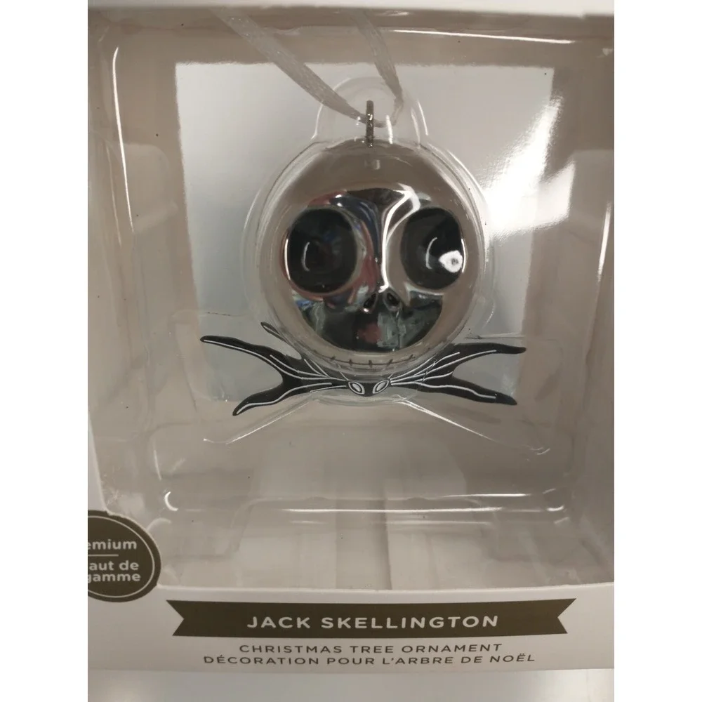 Hallmark Disney Ornament‎ Jack Skeleton Metal Christmas Ornament New